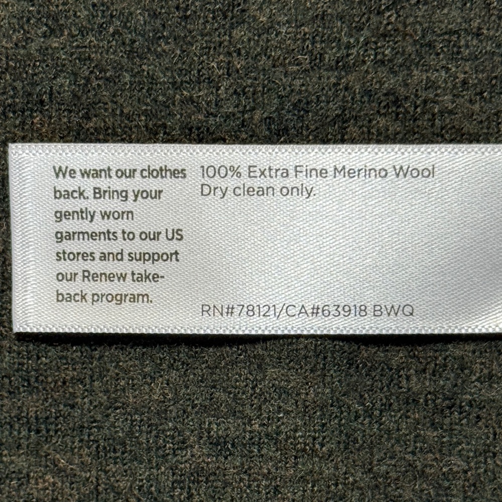EILEEN FISHER Lightweight Boiled Wool High Collar Open Front Jacket Woodland 3X - Picture 4 of 15